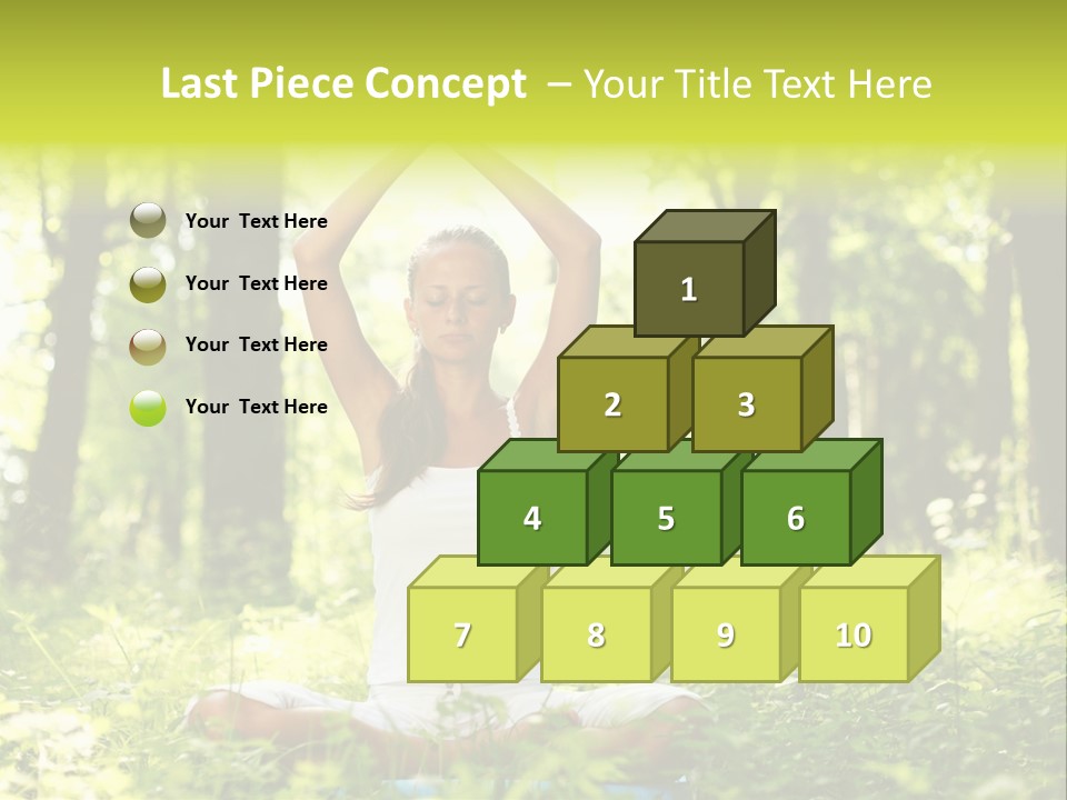 Vitality Relaxation Peaceful PowerPoint Template