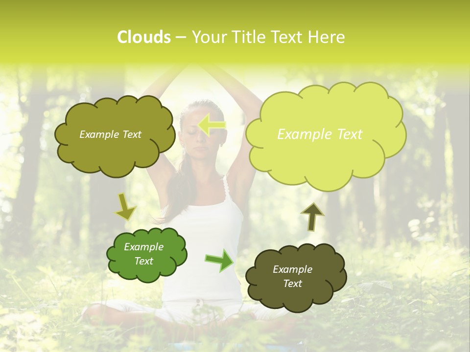 Vitality Relaxation Peaceful PowerPoint Template