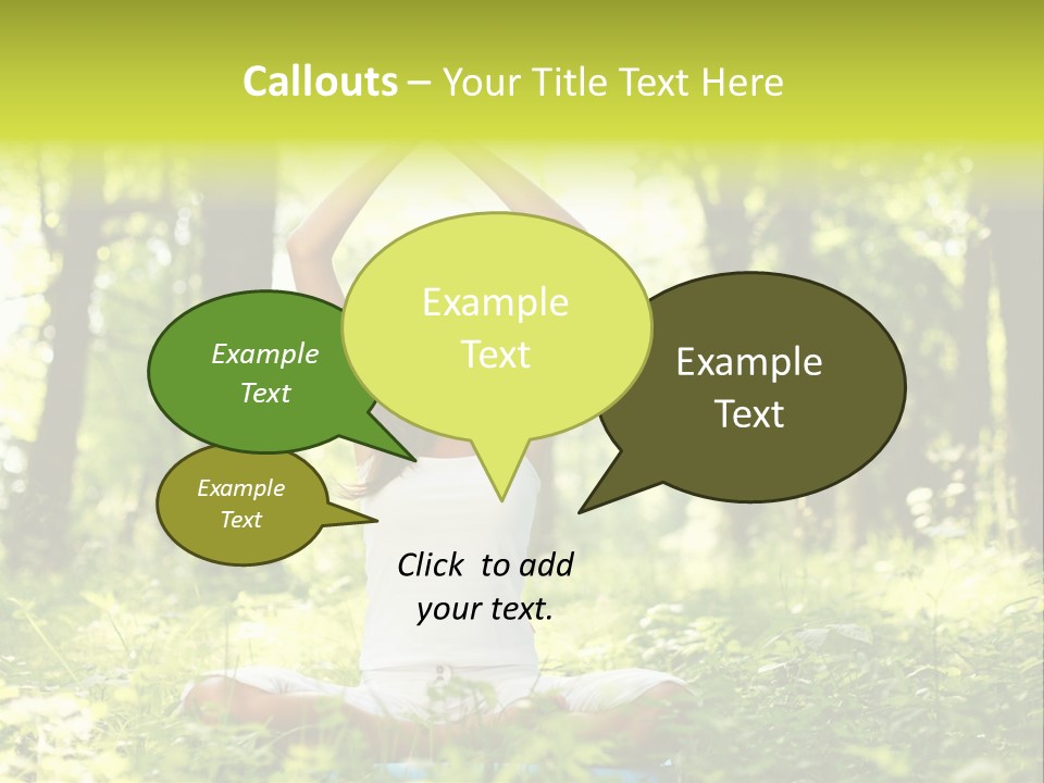 Vitality Relaxation Peaceful PowerPoint Template