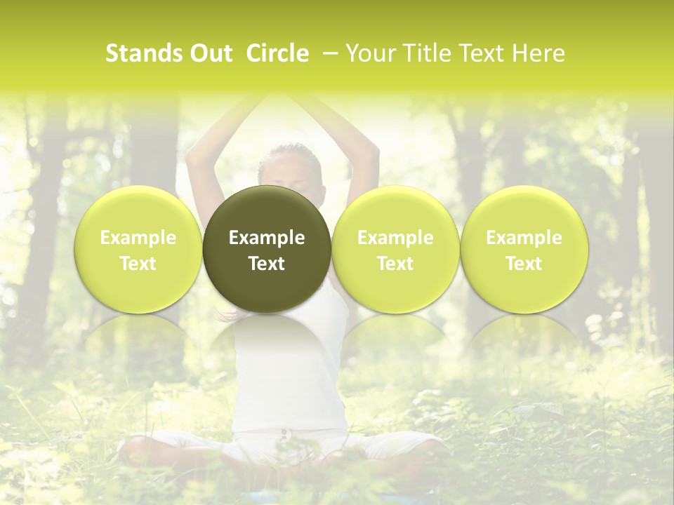 Vitality Relaxation Peaceful PowerPoint Template