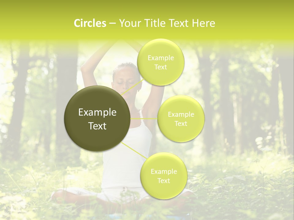 Vitality Relaxation Peaceful PowerPoint Template