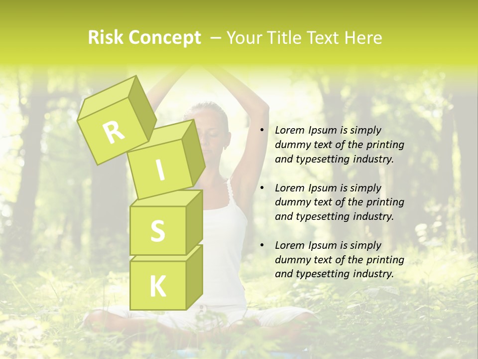 Vitality Relaxation Peaceful PowerPoint Template