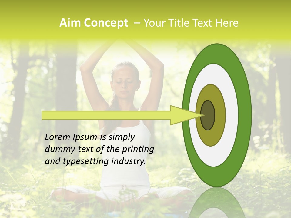 Vitality Relaxation Peaceful PowerPoint Template