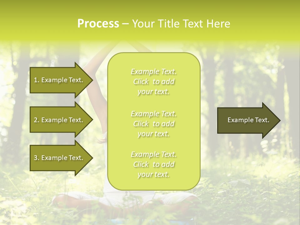 Vitality Relaxation Peaceful PowerPoint Template