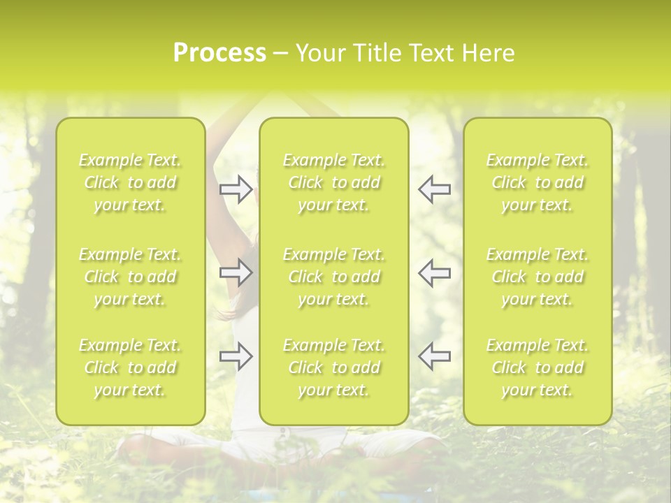 Vitality Relaxation Peaceful PowerPoint Template