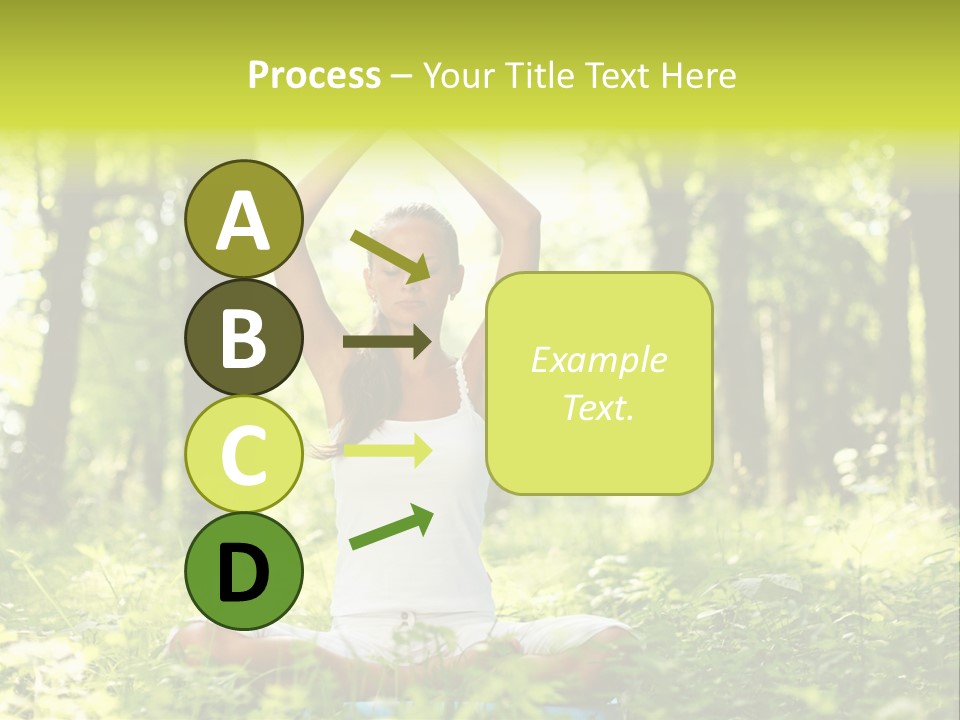 Vitality Relaxation Peaceful PowerPoint Template