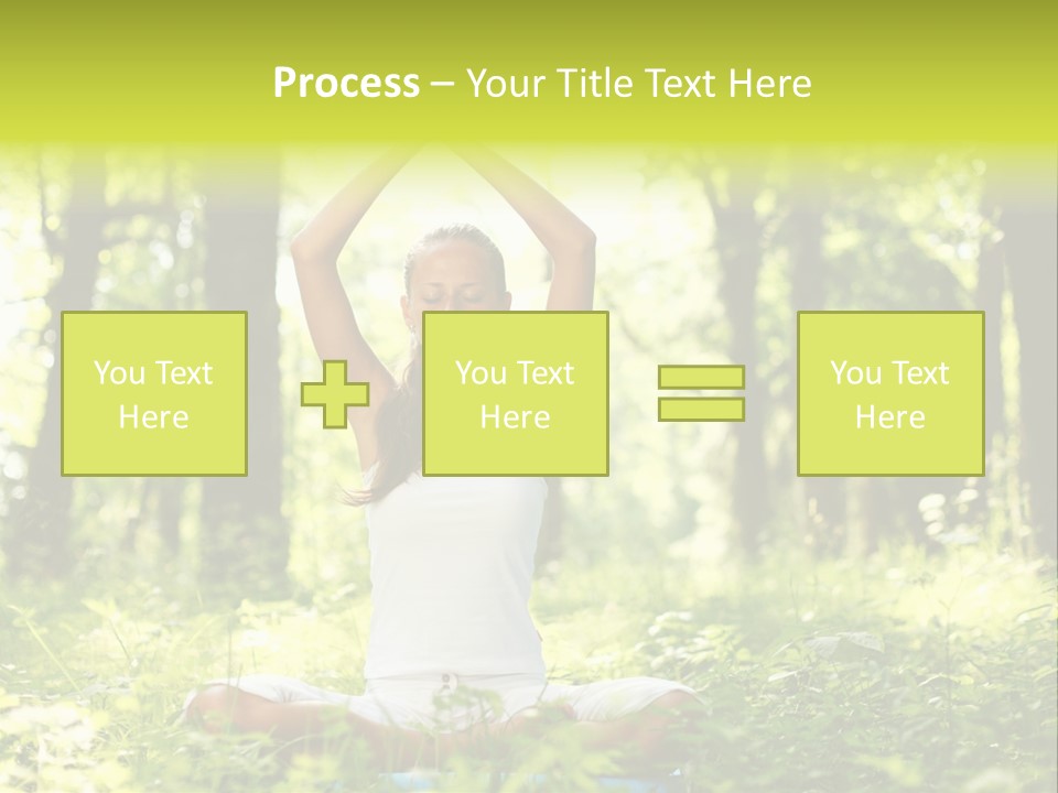 Vitality Relaxation Peaceful PowerPoint Template