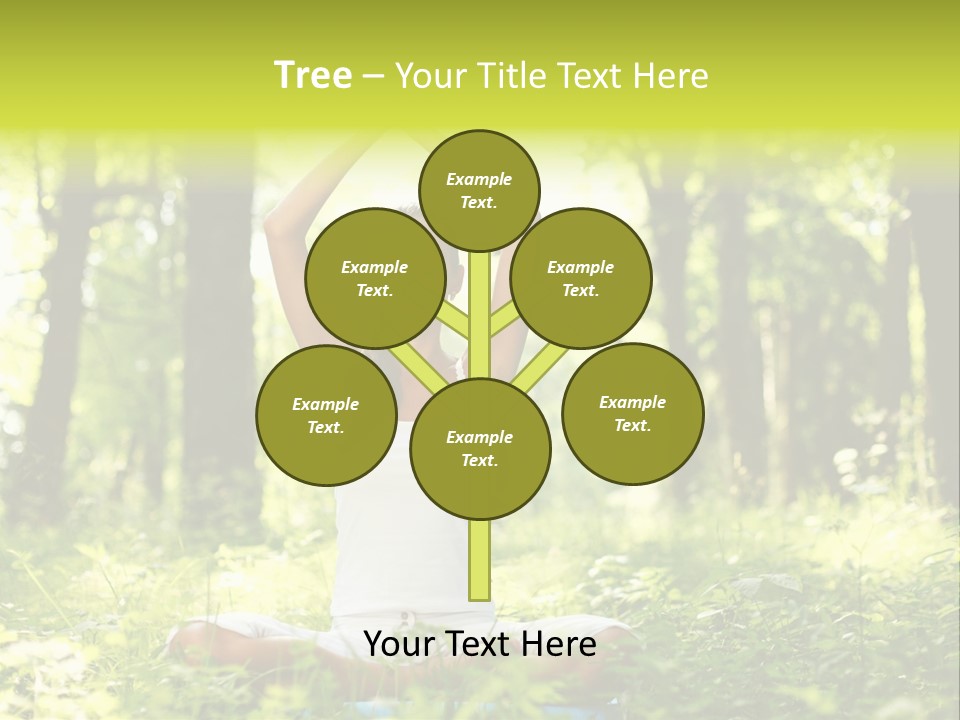 Vitality Relaxation Peaceful PowerPoint Template