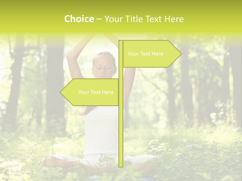 Vitality Relaxation Peaceful PowerPoint Template