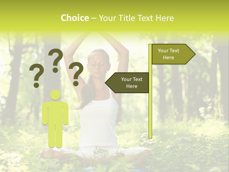 Vitality Relaxation Peaceful PowerPoint Template