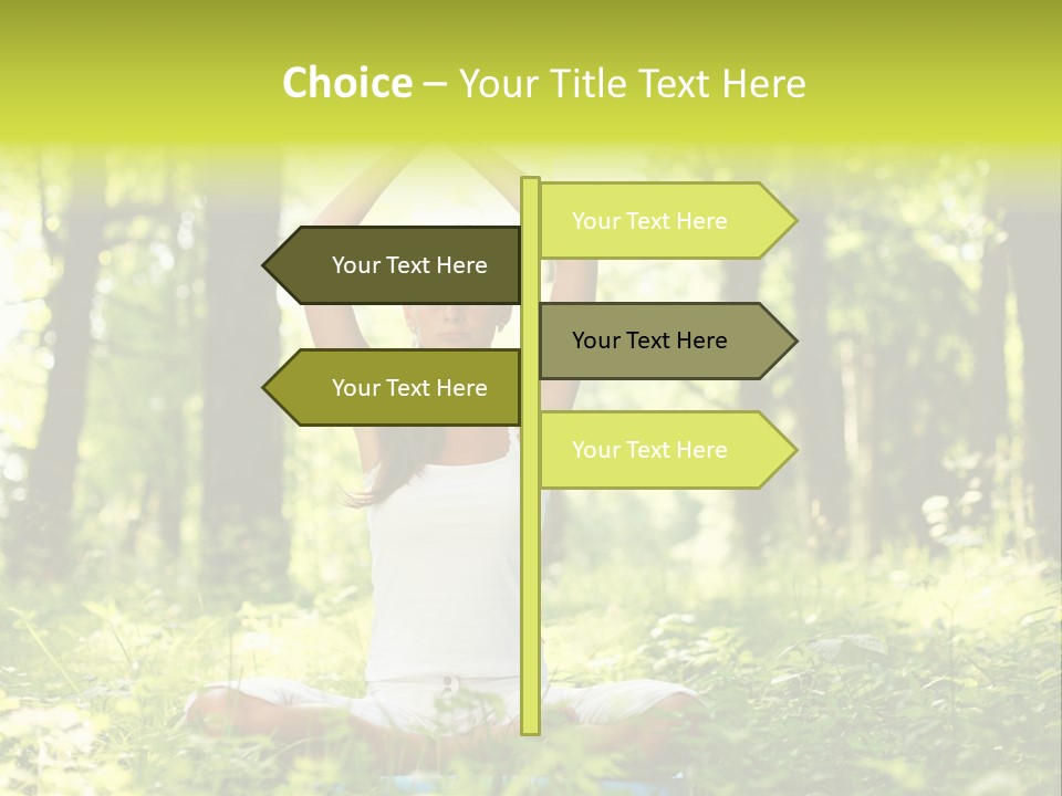 Vitality Relaxation Peaceful PowerPoint Template