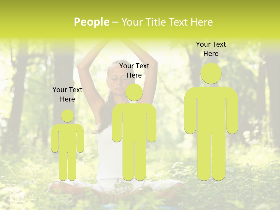 Vitality Relaxation Peaceful PowerPoint Template