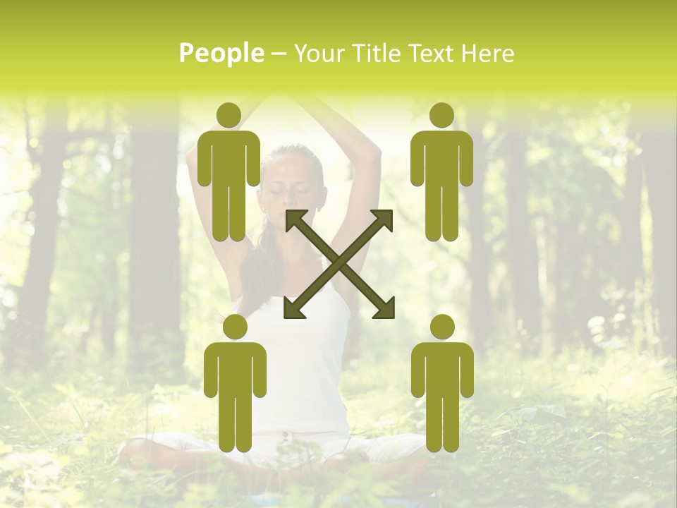 Vitality Relaxation Peaceful PowerPoint Template