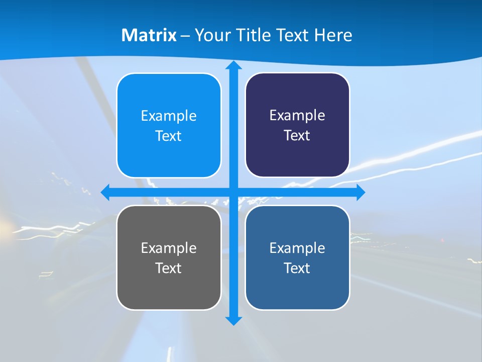 Evening Faster Speed PowerPoint Template