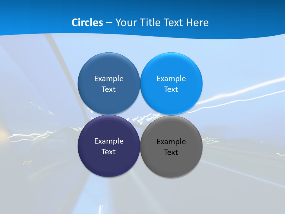 Evening Faster Speed PowerPoint Template