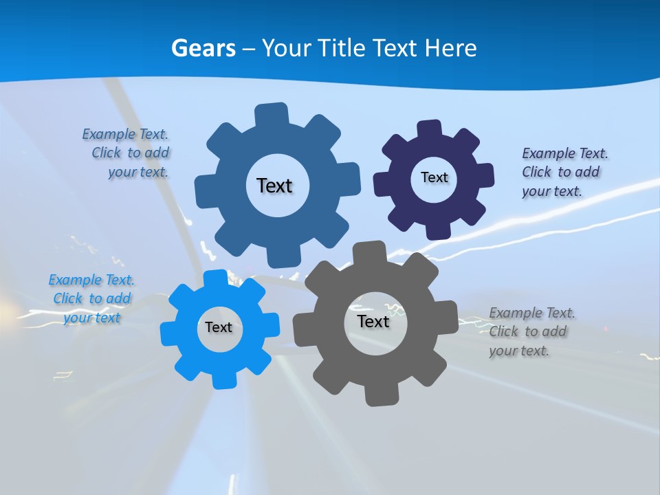 Evening Faster Speed PowerPoint Template