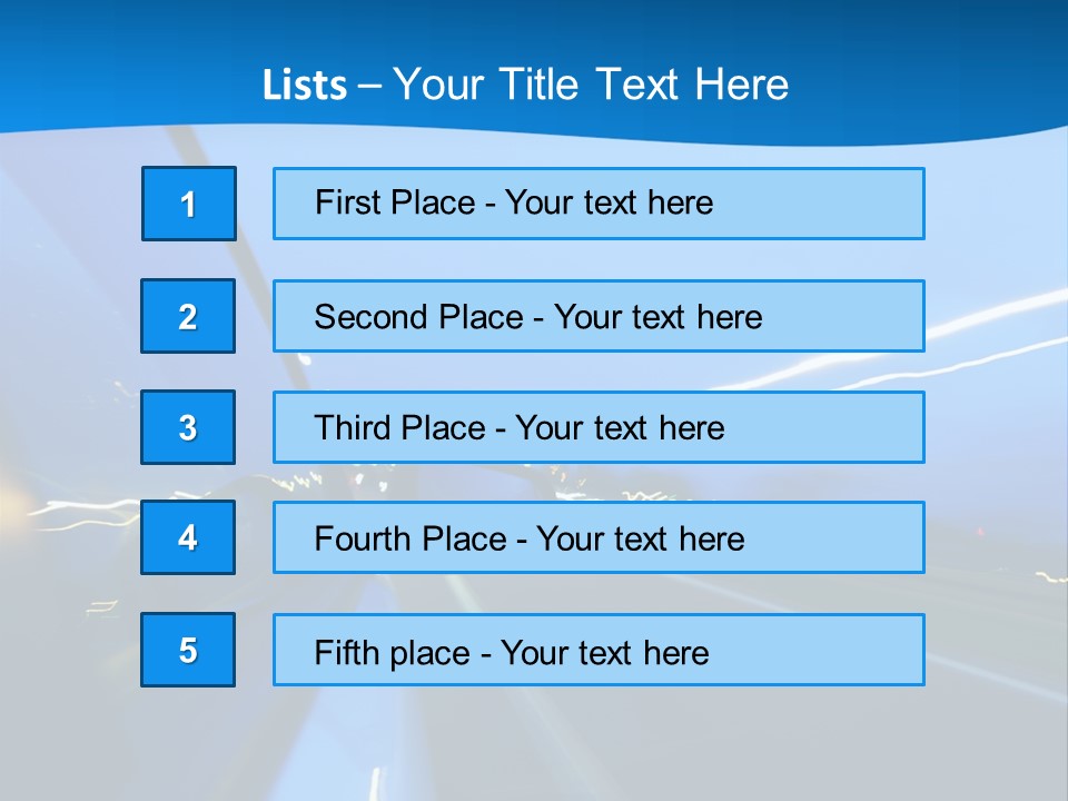 Evening Faster Speed PowerPoint Template