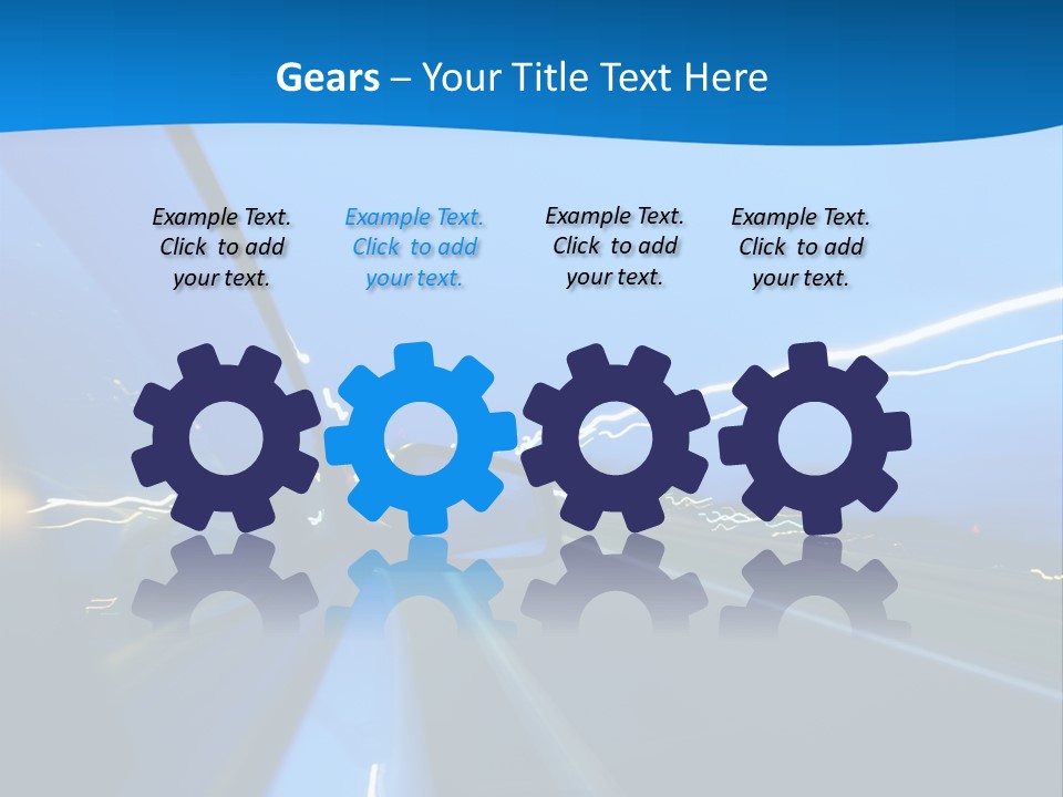 Evening Faster Speed PowerPoint Template