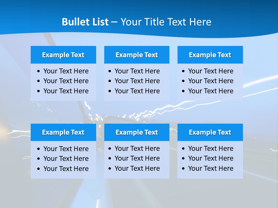 Evening Faster Speed PowerPoint Template