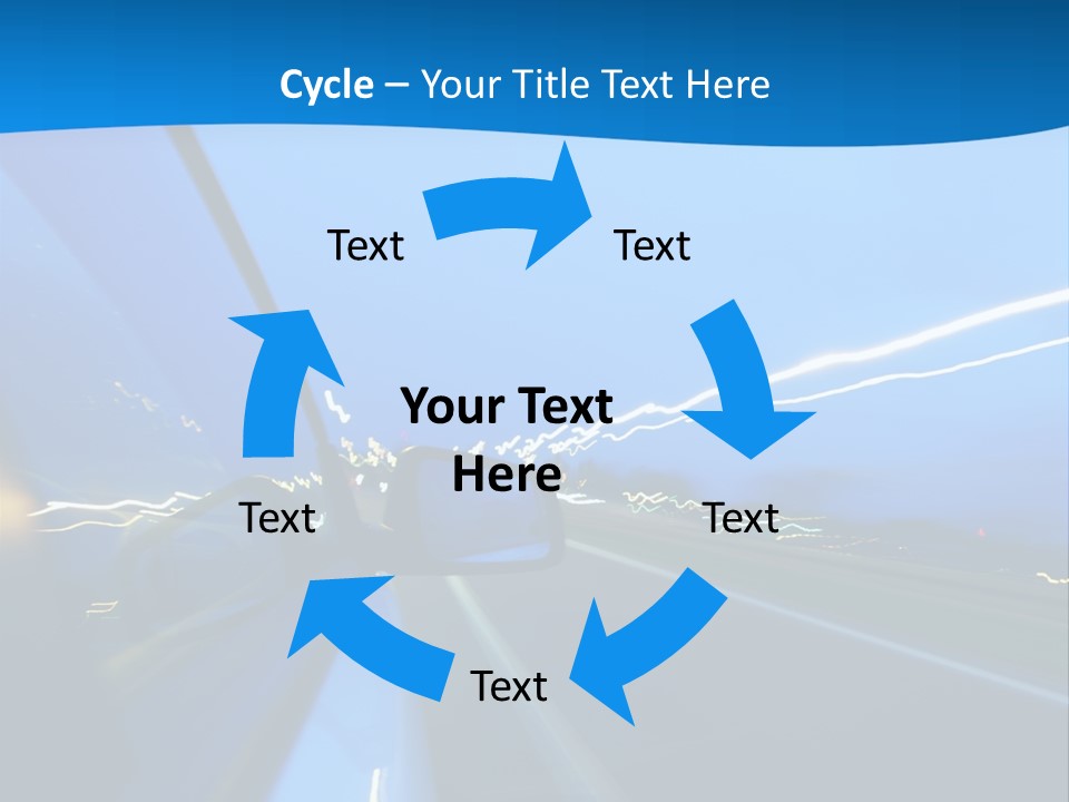 Evening Faster Speed PowerPoint Template