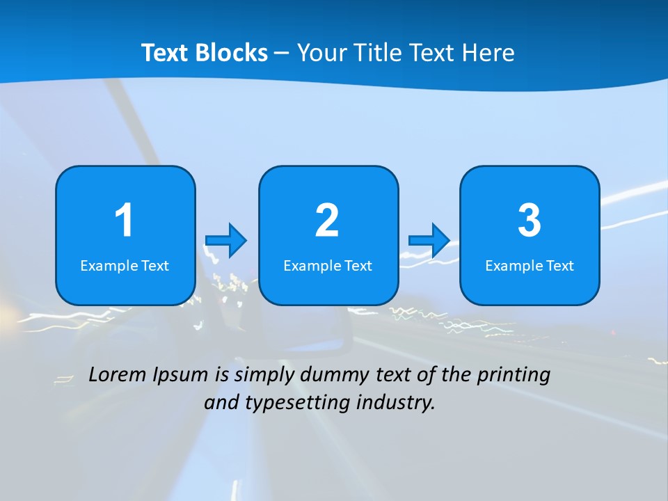 Evening Faster Speed PowerPoint Template
