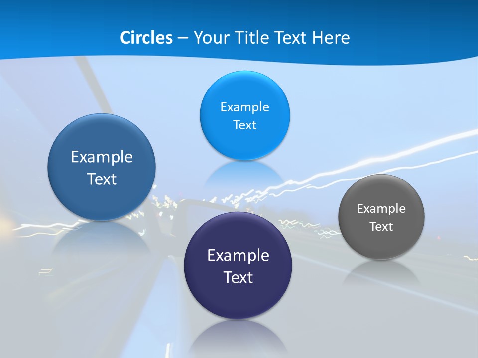 Evening Faster Speed PowerPoint Template