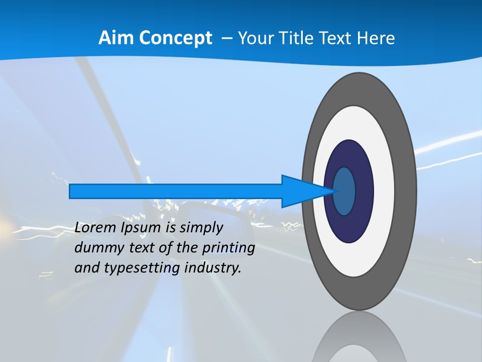 Evening Faster Speed PowerPoint Template