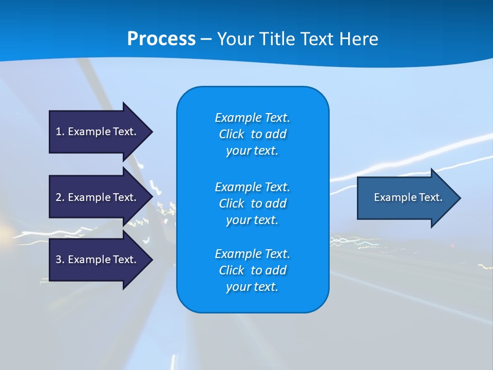 Evening Faster Speed PowerPoint Template