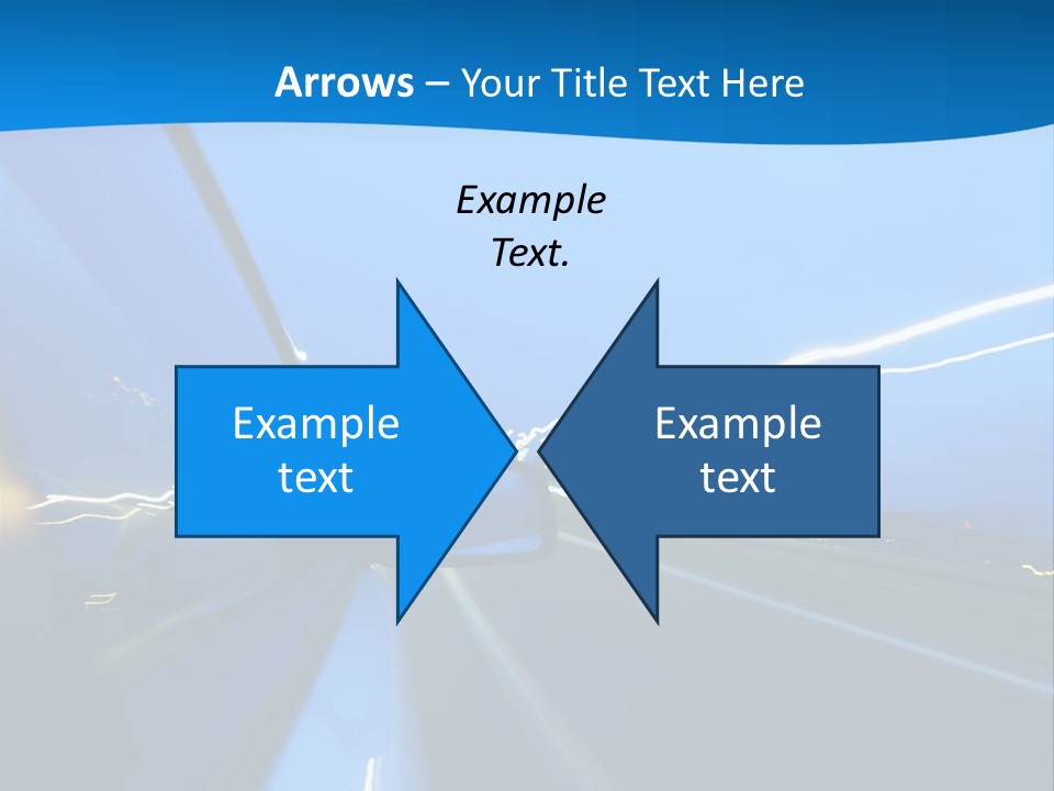 Evening Faster Speed PowerPoint Template