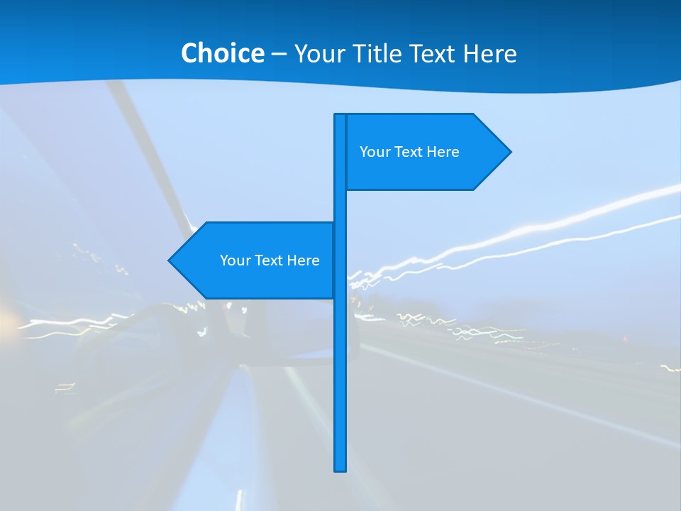 Evening Faster Speed PowerPoint Template