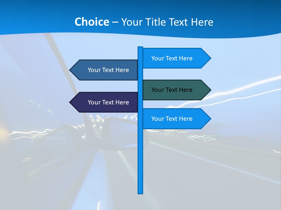 Evening Faster Speed PowerPoint Template