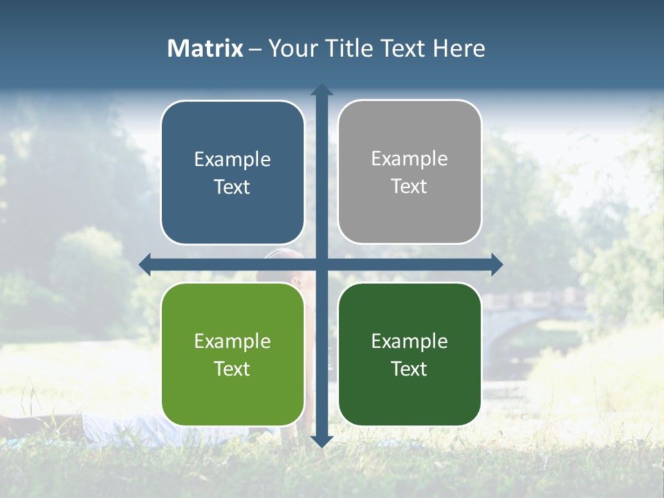 Balance Smiling Meditate PowerPoint Template