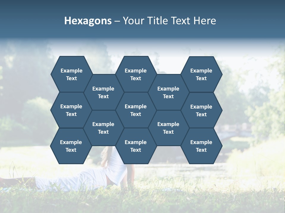 Balance Smiling Meditate PowerPoint Template