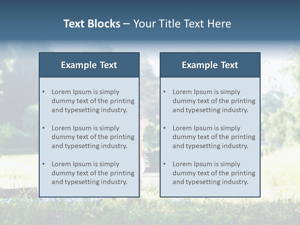Balance Smiling Meditate PowerPoint Template