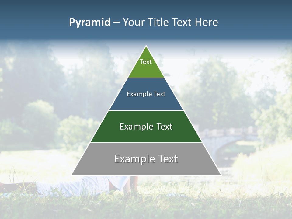 Balance Smiling Meditate PowerPoint Template