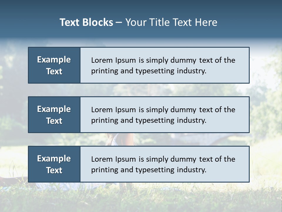 Balance Smiling Meditate PowerPoint Template