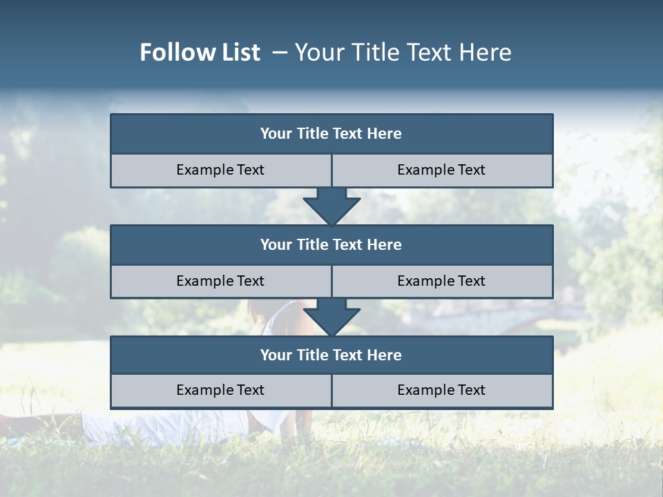Balance Smiling Meditate PowerPoint Template