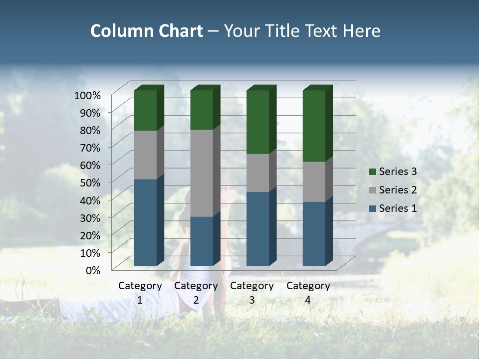 Balance Smiling Meditate PowerPoint Template