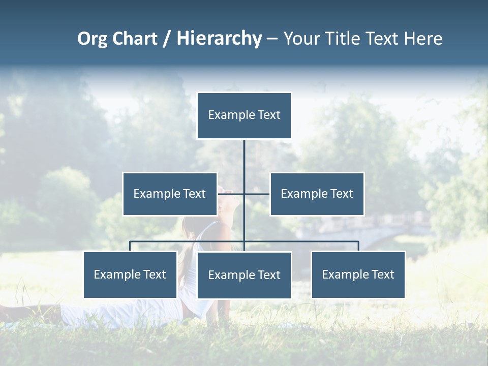 Balance Smiling Meditate PowerPoint Template