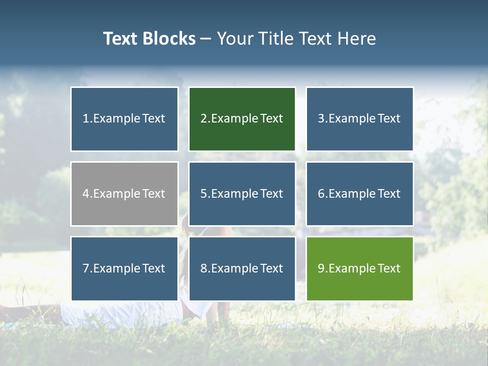 Balance Smiling Meditate PowerPoint Template