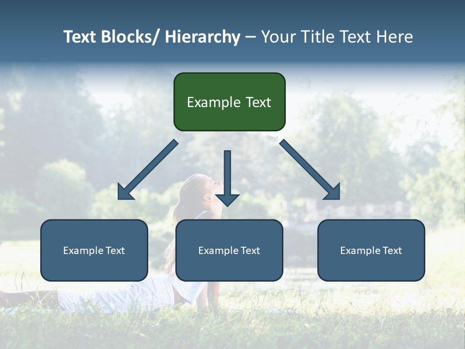 Balance Smiling Meditate PowerPoint Template