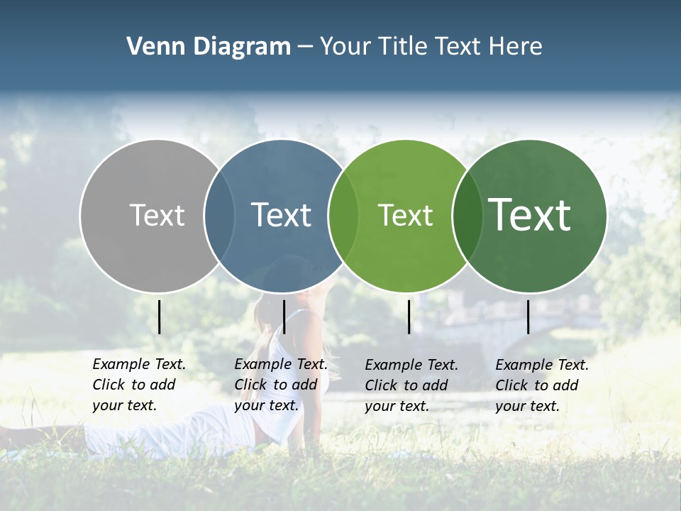 Balance Smiling Meditate PowerPoint Template