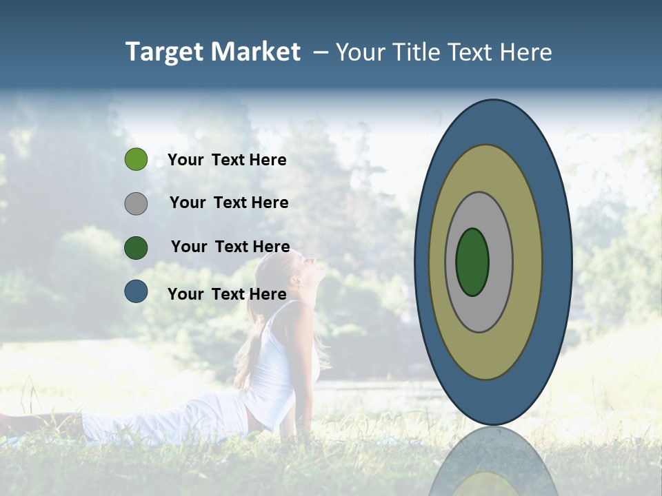 Balance Smiling Meditate PowerPoint Template