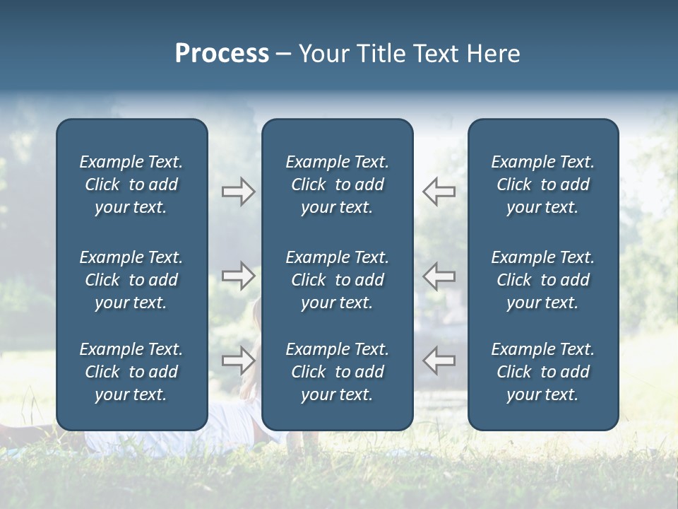 Balance Smiling Meditate PowerPoint Template