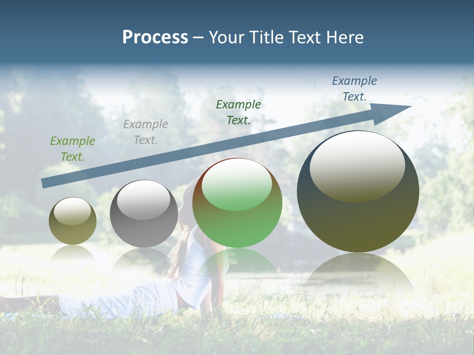 Balance Smiling Meditate PowerPoint Template