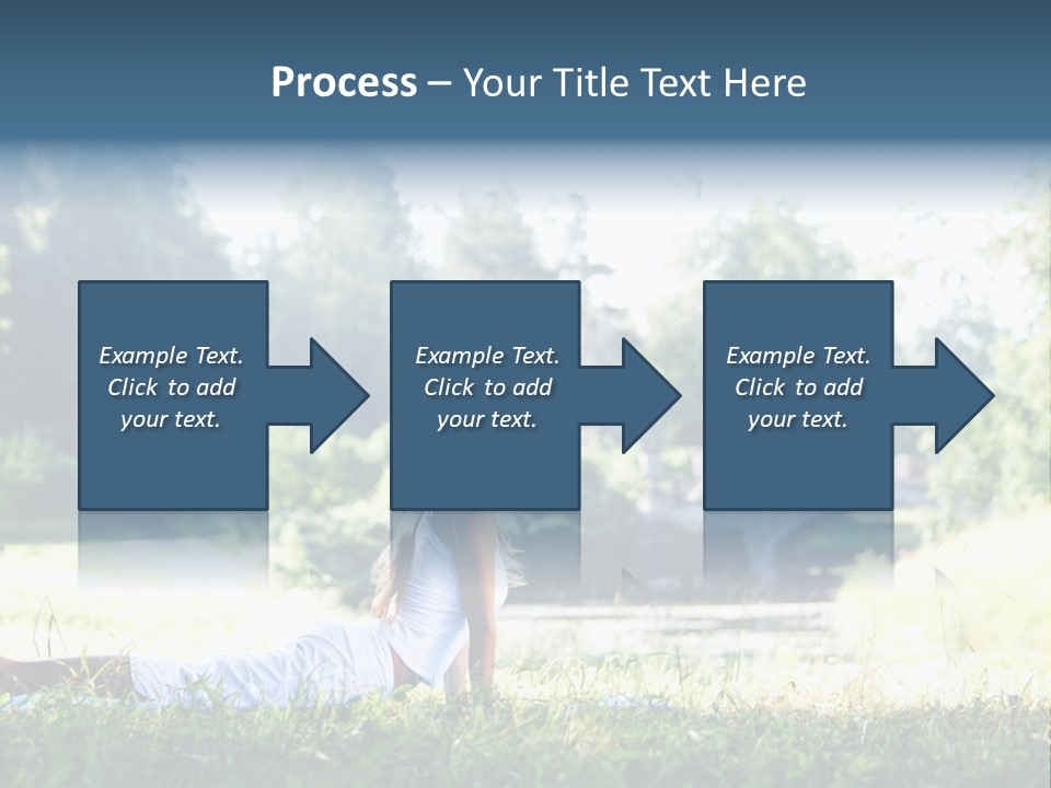 Balance Smiling Meditate PowerPoint Template