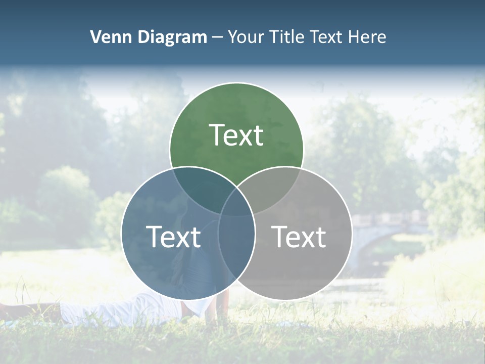 Balance Smiling Meditate PowerPoint Template