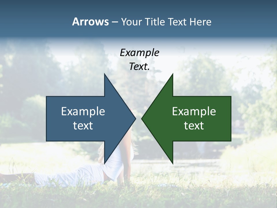Balance Smiling Meditate PowerPoint Template