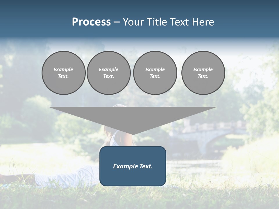 Balance Smiling Meditate PowerPoint Template
