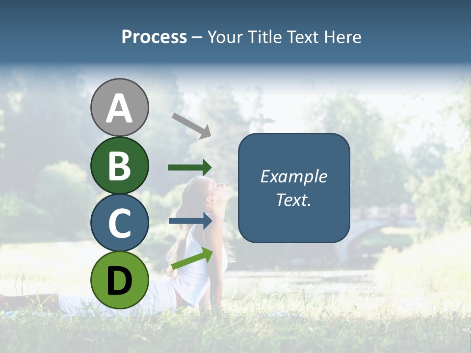 Balance Smiling Meditate PowerPoint Template